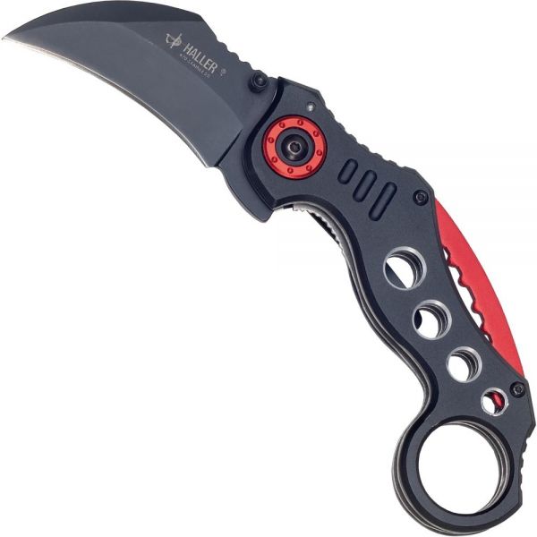 Haller Karambit Taschenmesser Red Circle